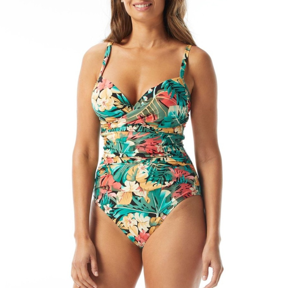Coco Reef Enrapture Bra Sized Underwire One Piece Swimsuit Size 36E - Picture 9 of 10